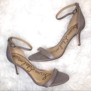 Sam Edelman Patti Ankle Strap Heel Sandal Gray 11
